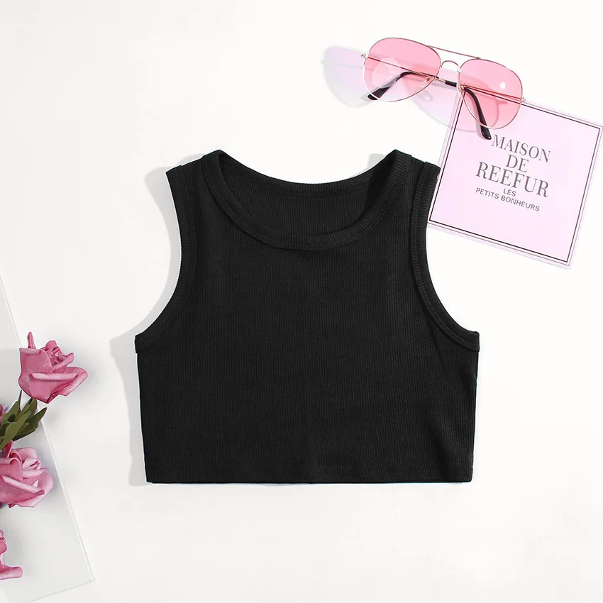 夏の女の子の下着ノースリーブシャツ子供のための Tシャツジャ - Summer Clothing Baby Girl のレビューと価格