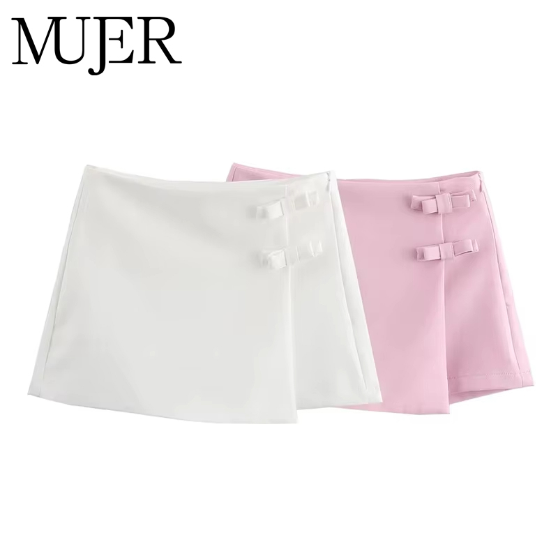 ピンクホワイトミニスカート レディース スコート ファッショ - Summer Zara のレビューと価格